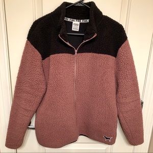 PINK Sherpa Jacket